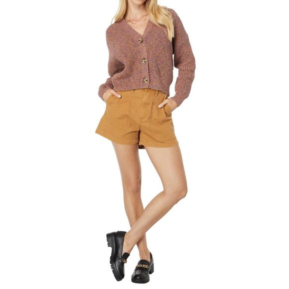 Madewell Marled Greywood Crop Cardigan Sweater - Picture 4 of 4